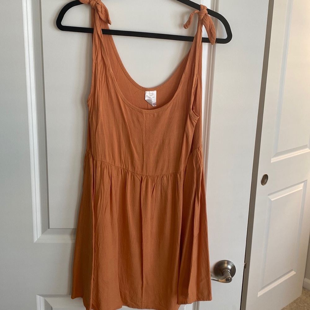 Orange summer dress